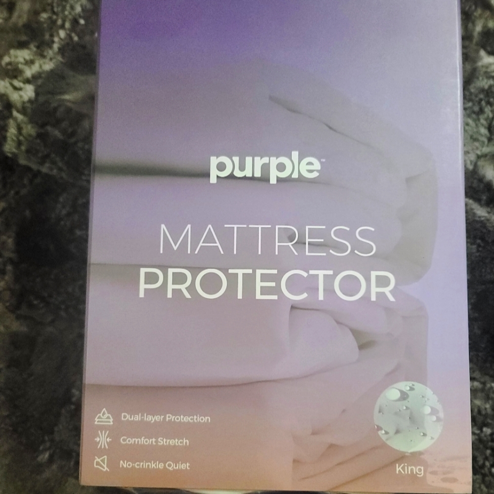 Purple Mattress Protector King Size